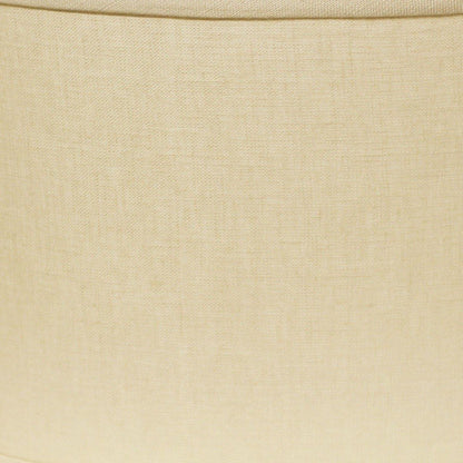 Dark Brown Linen Oval Lamp Shade