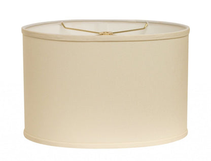 Ivory No Slub Innsbruck Oval Lamp Shade
