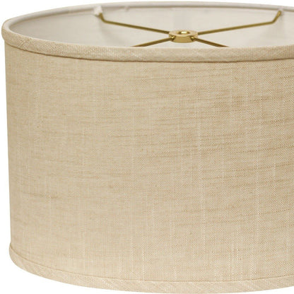 Light Yellow Linen Oval Lamp Shade