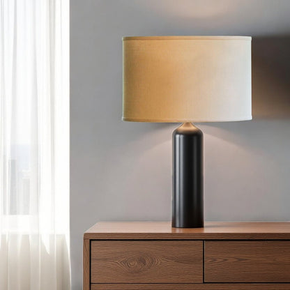 Beige Linen Oval Lamp Shade