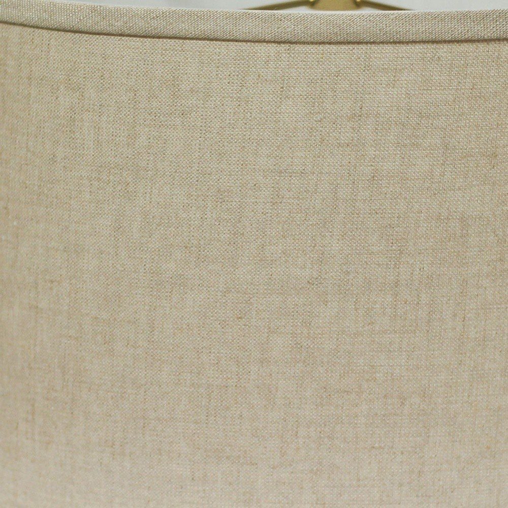 Beige Linen Oval Lamp Shade