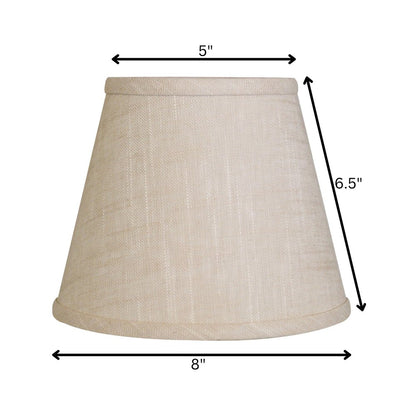 Light Yellow Linen Empire Lamp Shade