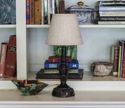 Light Yellow Linen Empire Lamp Shade