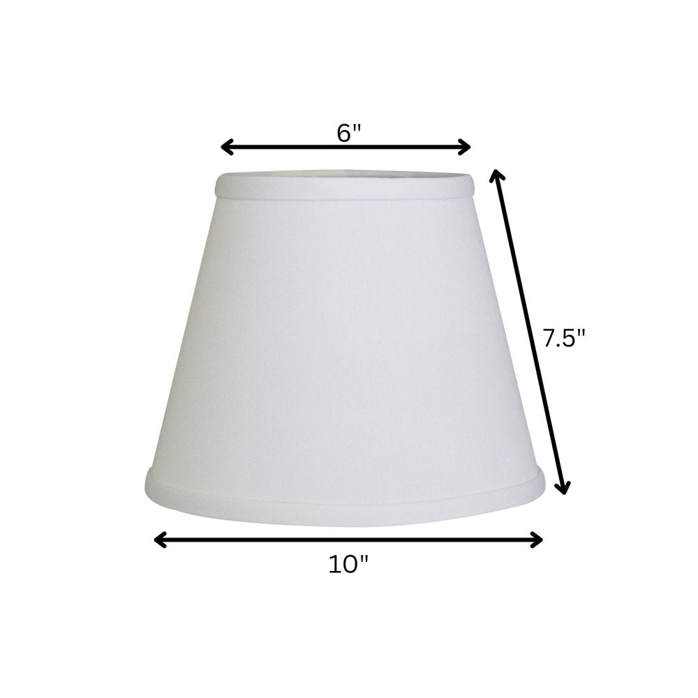 White No Slub Innsbruck Empire Lamp Shade