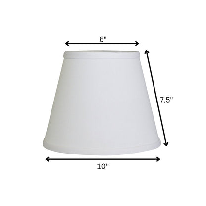 White No Slub Innsbruck Empire Lamp Shade