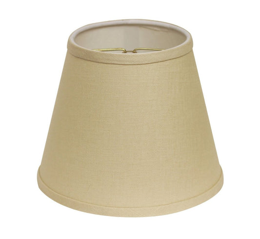 White Linen Empire Lamp Shade