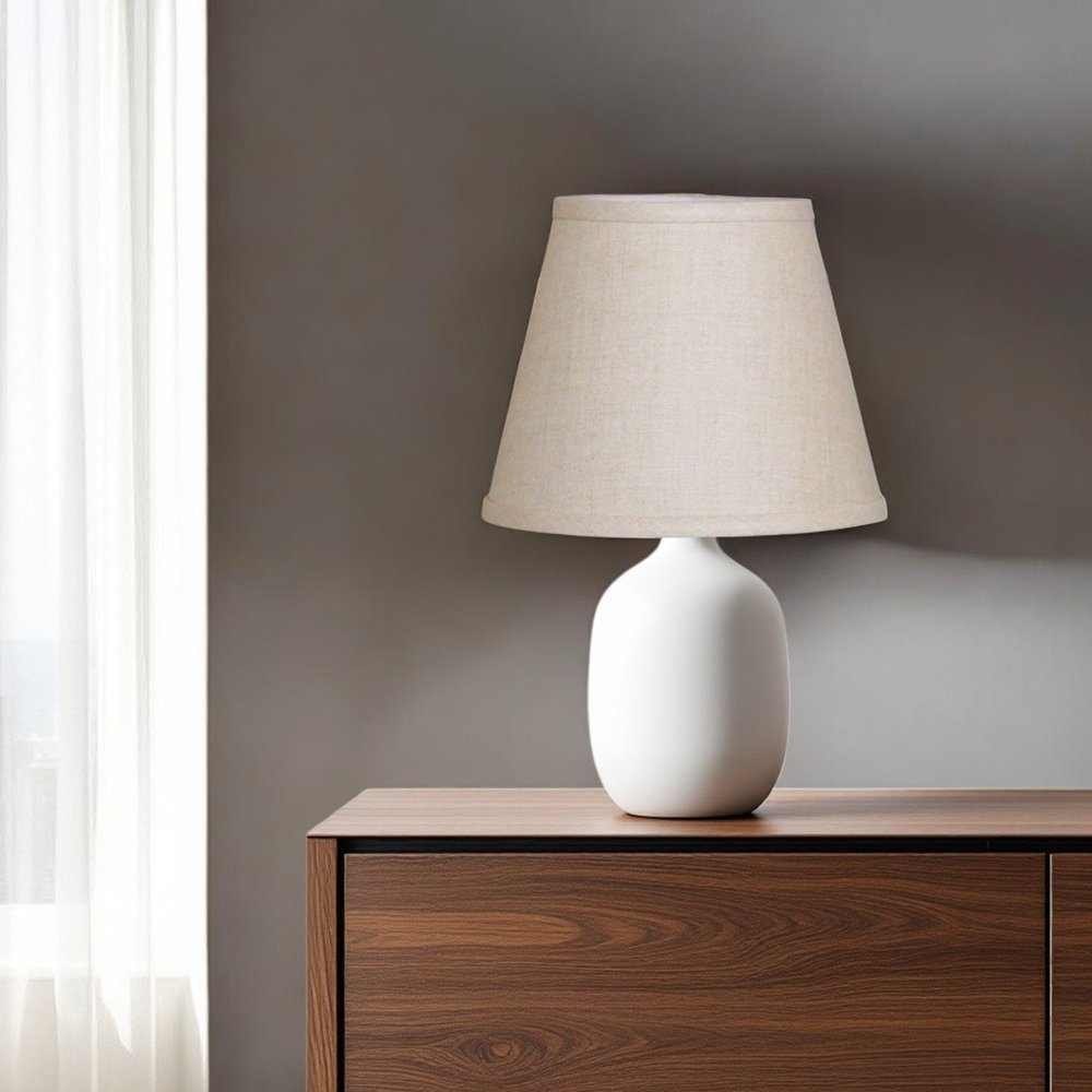 Dark Brown Linen Empire Lamp Shade