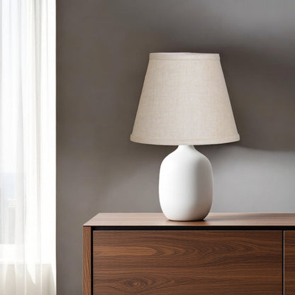 Dark Brown Linen Empire Lamp Shade