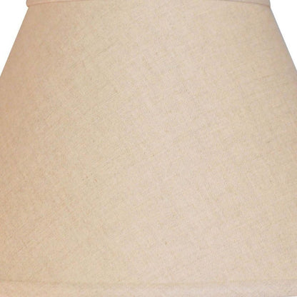 White Linen Empire Lamp Shade