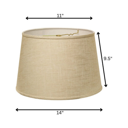 Light Yellow Linen Empire Lamp Shade