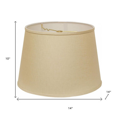 Beige Linen Empire Lamp Shade