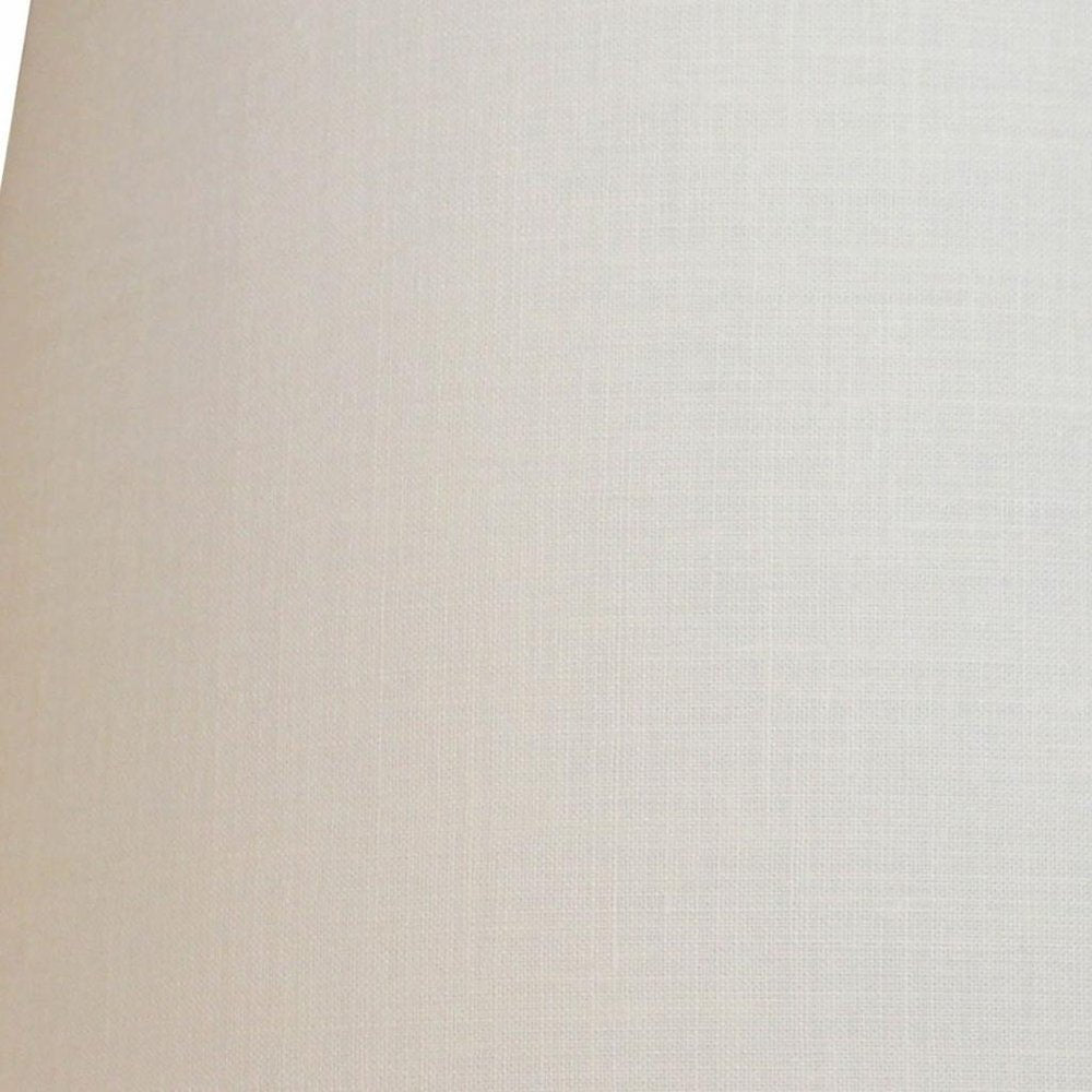 White Linen Empire Lamp Shade