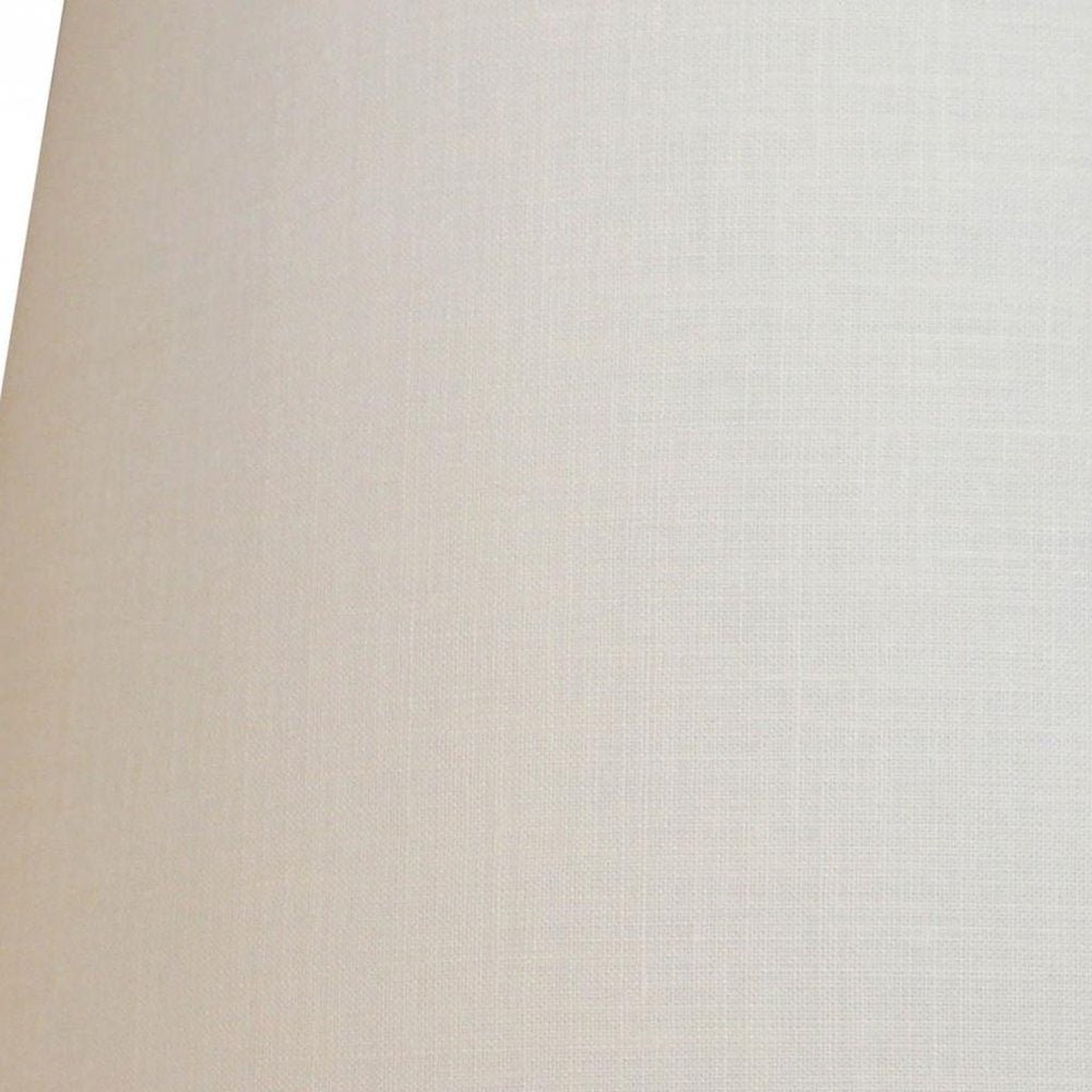 White Linen Empire Lamp Shade