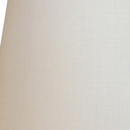 White Linen Empire Lamp Shade