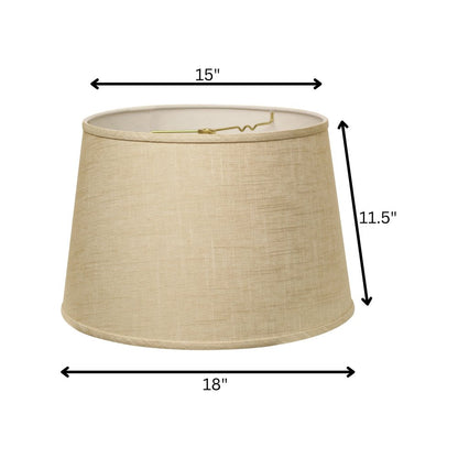 Light Yellow Linen Empire Lamp Shade