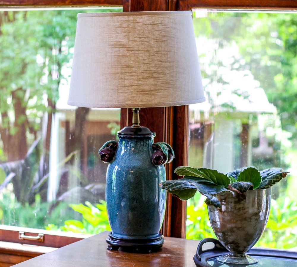 Light Yellow Linen Empire Lamp Shade