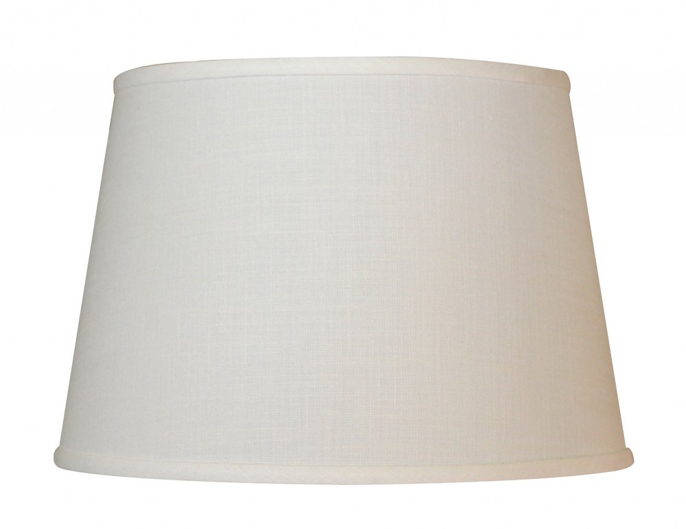 White Linen Empire Lamp Shade