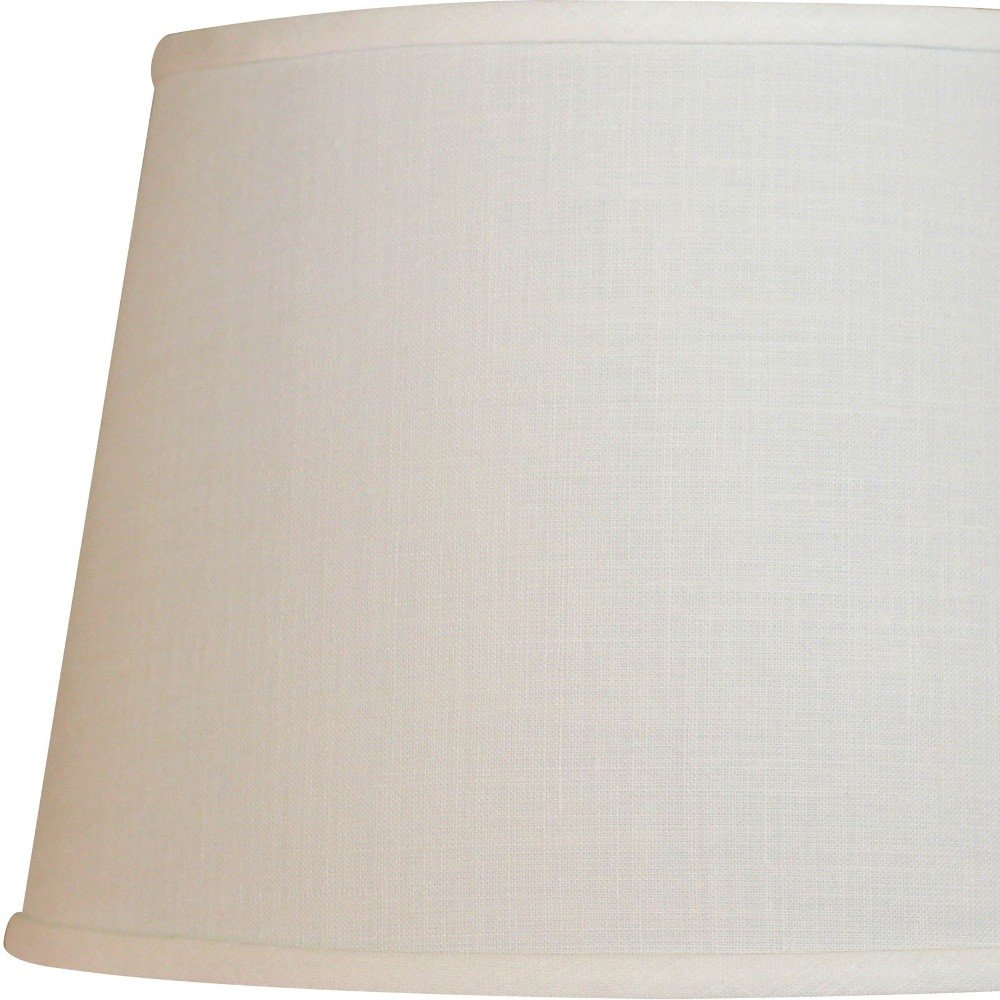 White Linen Empire Lamp Shade