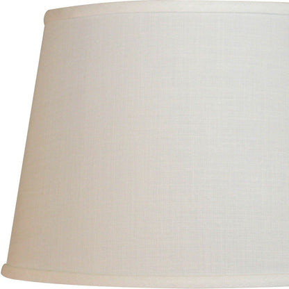 White Linen Empire Lamp Shade