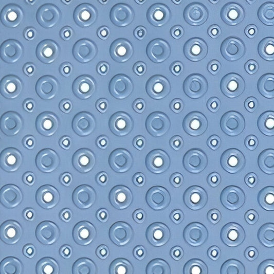 40" Blue Bubbles Non Slip Bathtub Mat