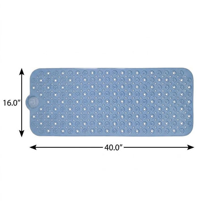 40" Blue Bubbles Non Slip Bathtub Mat