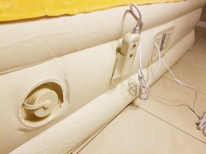 Dreamy Golden Inflatable Queen Size Air Mattress