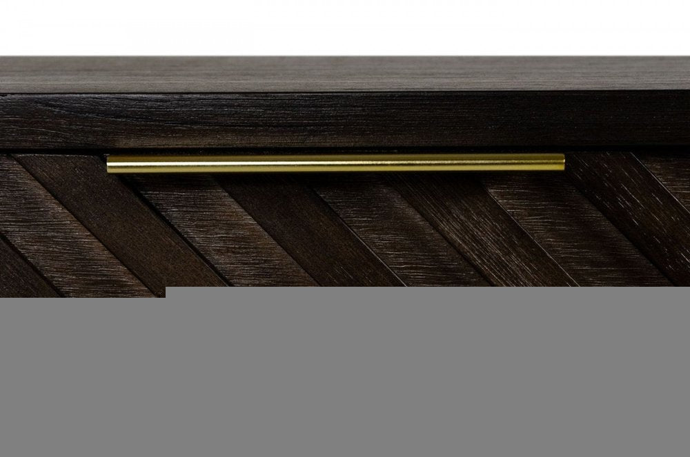 24" Solid Wood and Wood Two Drawer Nightstand