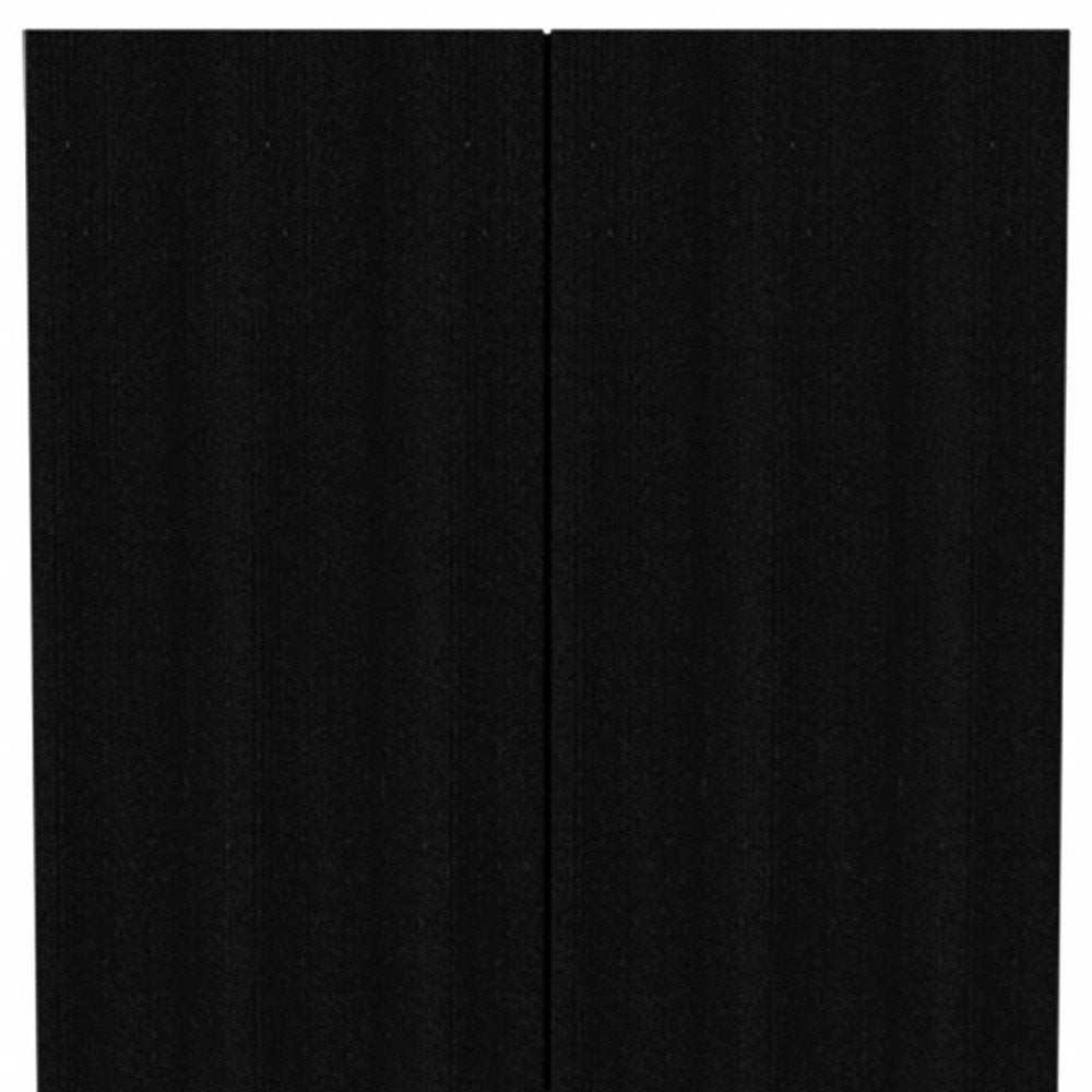 71" Black Combo Dresser