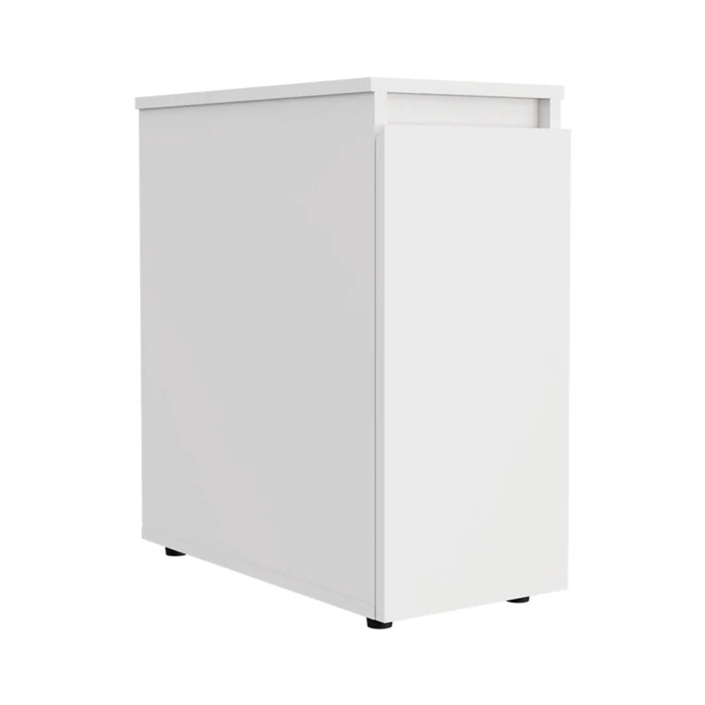 10" White Wood Freestanding Bathroom Vanity