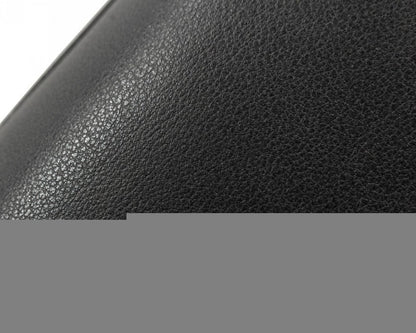 31" Dark Gray And Black Faux Leather Lounge Chair