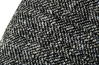 32" Dark Slate Gray And Gray And Silver Upholstered Geometric Swivel Arm Chair