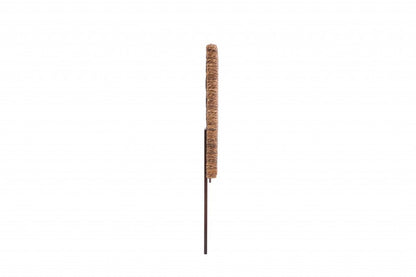 Brown Natural and Rustic Woven Banana Leaf Straight King Size Headboard