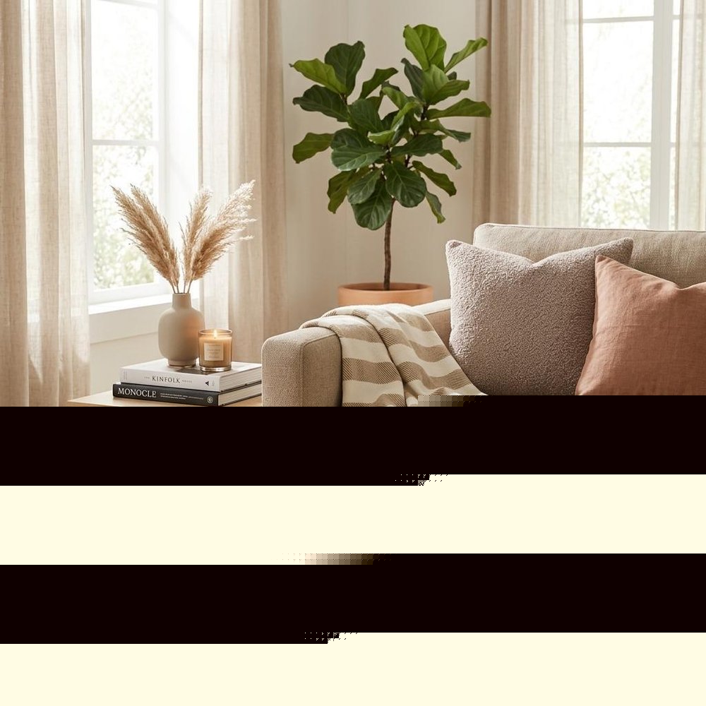 Cream and Stone Slanted Stripe Fringed Throw Blanket