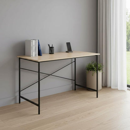 48" Brown and Black Wood Computer Desk