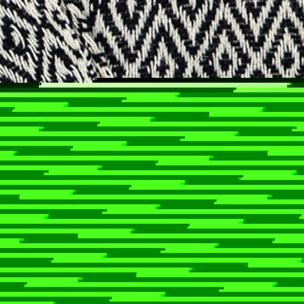 52" X 67" Black And Beige Geometric Diamond Throw Blanket with Tassels