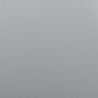 24" Gray And Silver Iron Swivel Low Back Adjustable Height Bar Chair