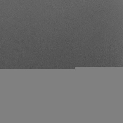 26" Gray And Black Faux Leather And Iron Counter Height Bar Chair