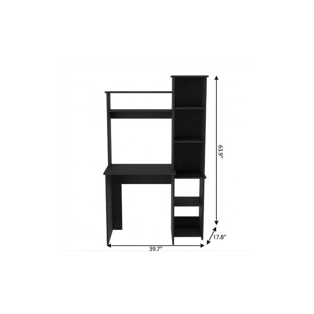 40" Black Computer Desk