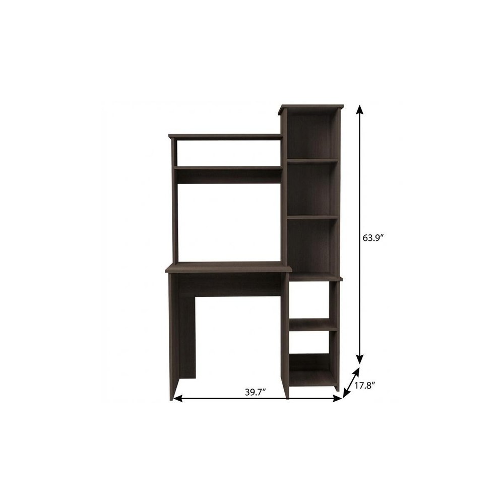 40" Gray Computer Desk