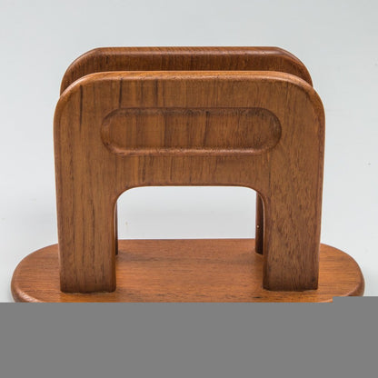 Free Standing 8.25 " Wood Napkin Holder