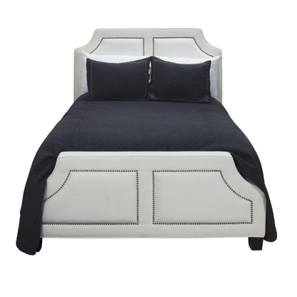 Indigo Checkered King Quilt