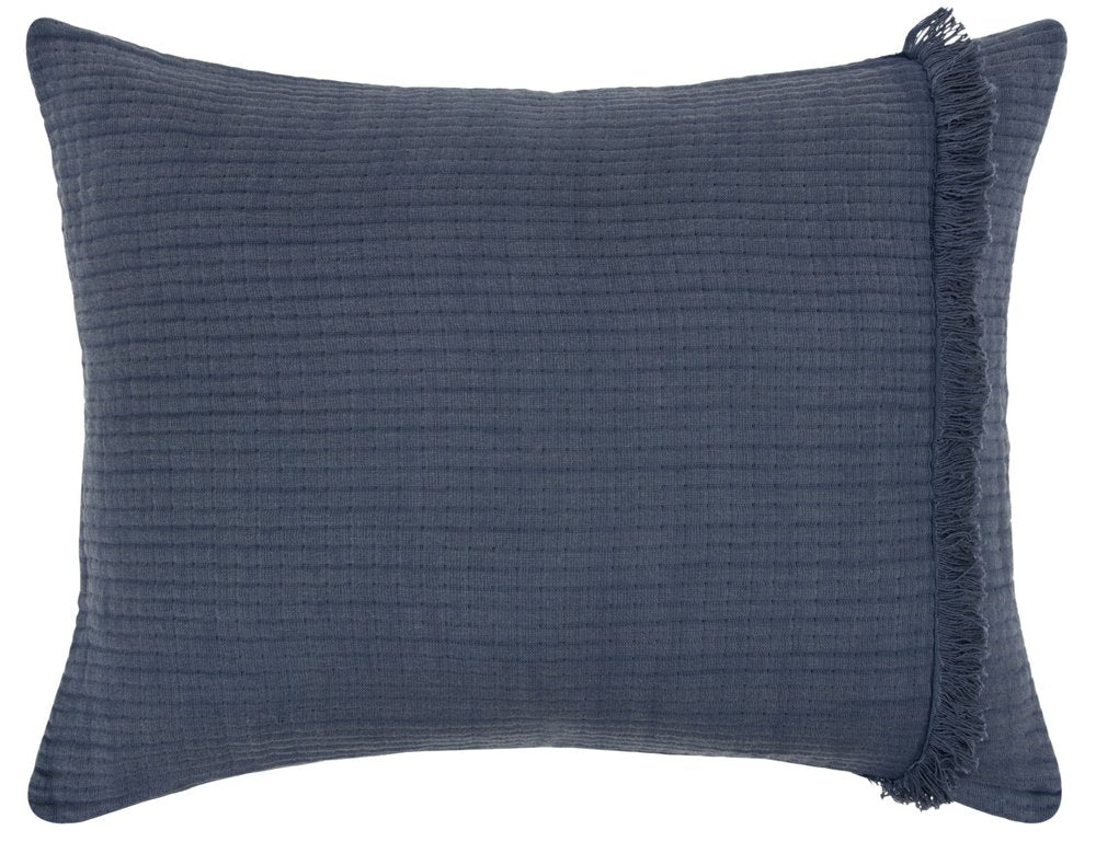 Indigo Checkered King Quilt