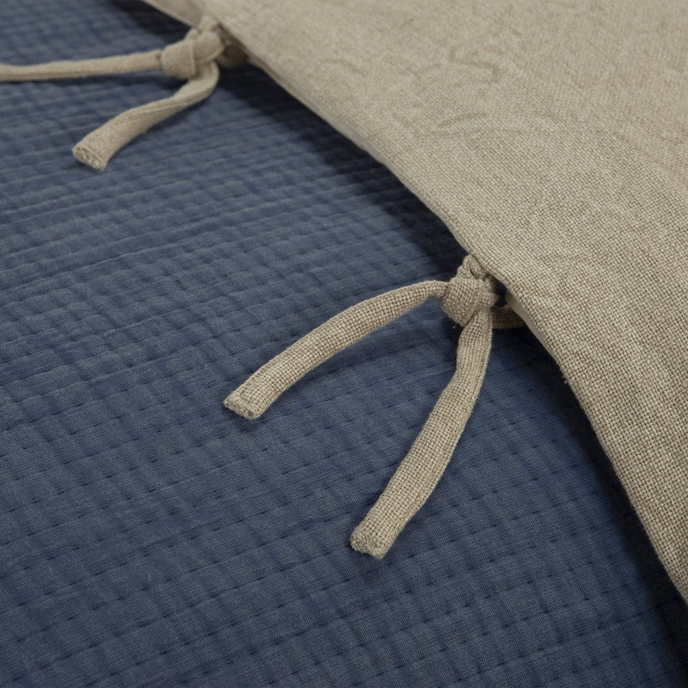 Indigo Checkered King Quilt