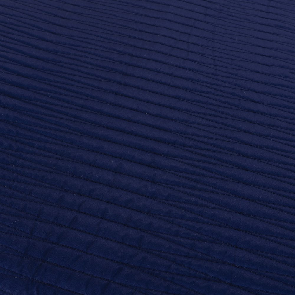 Indigo Geometric Queen Quilt