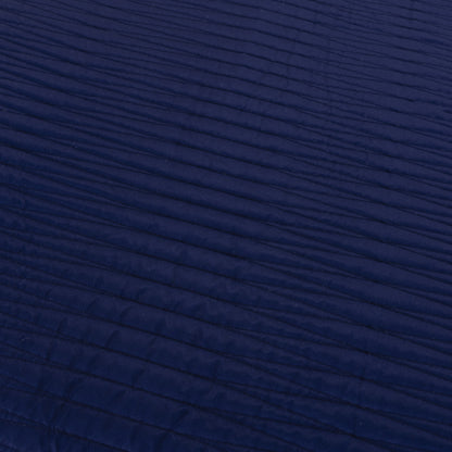 Indigo Geometric Queen Quilt