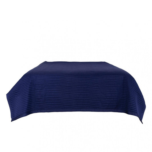 Indigo Geometric Queen Quilt