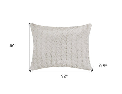 Ivory Geometric Quilt