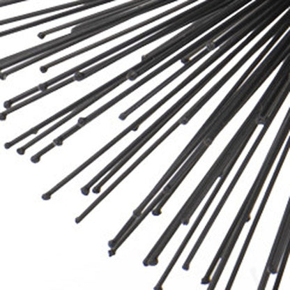 10" Black Iron Decorative Orb Tabletop Sculpture