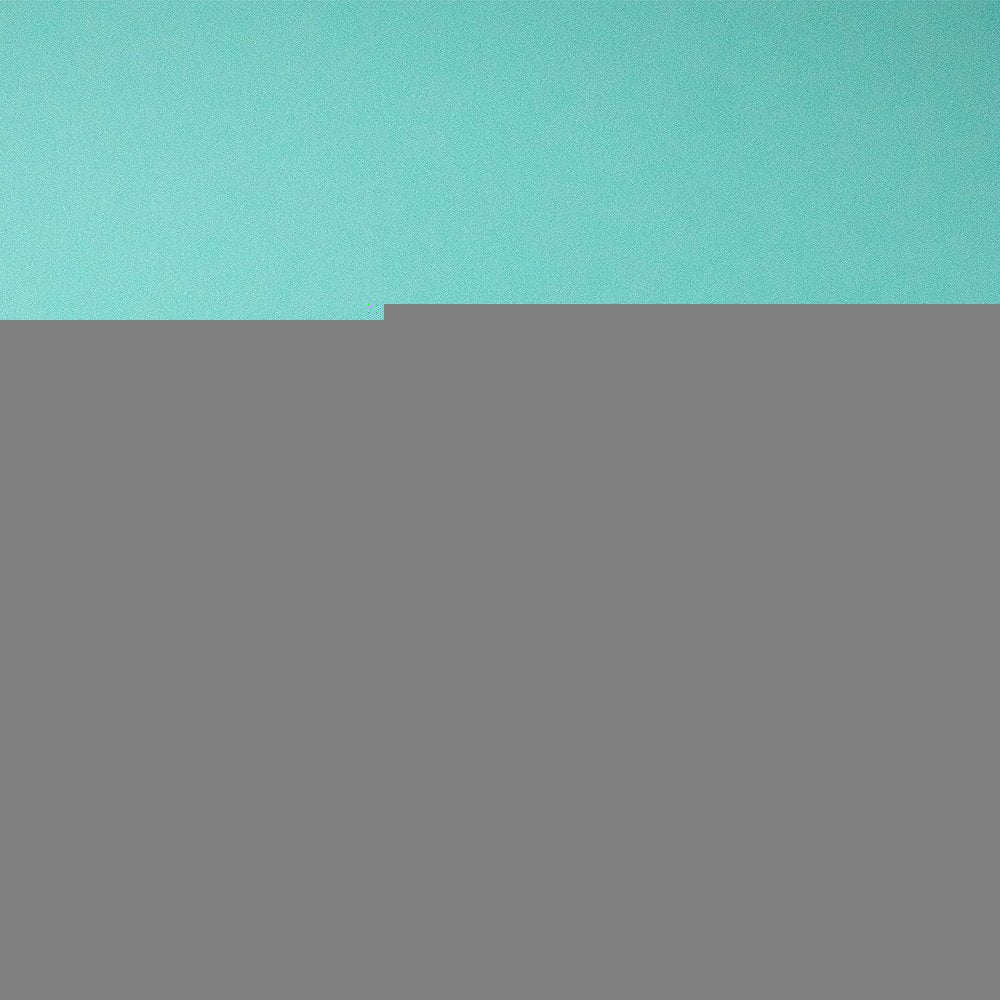 16" X 16" Aqua And Gold Blown Seam Floral Indoor Outdoor Throw Pillow