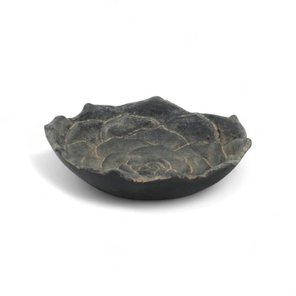5" Black Novelty Metal Handmade Tray
